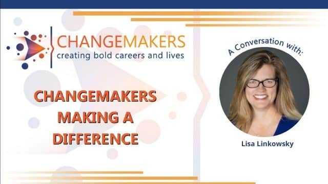 Featured image for “EP #33 – The Pivot Changemaker: My conversation with Lisa Linkowsky”