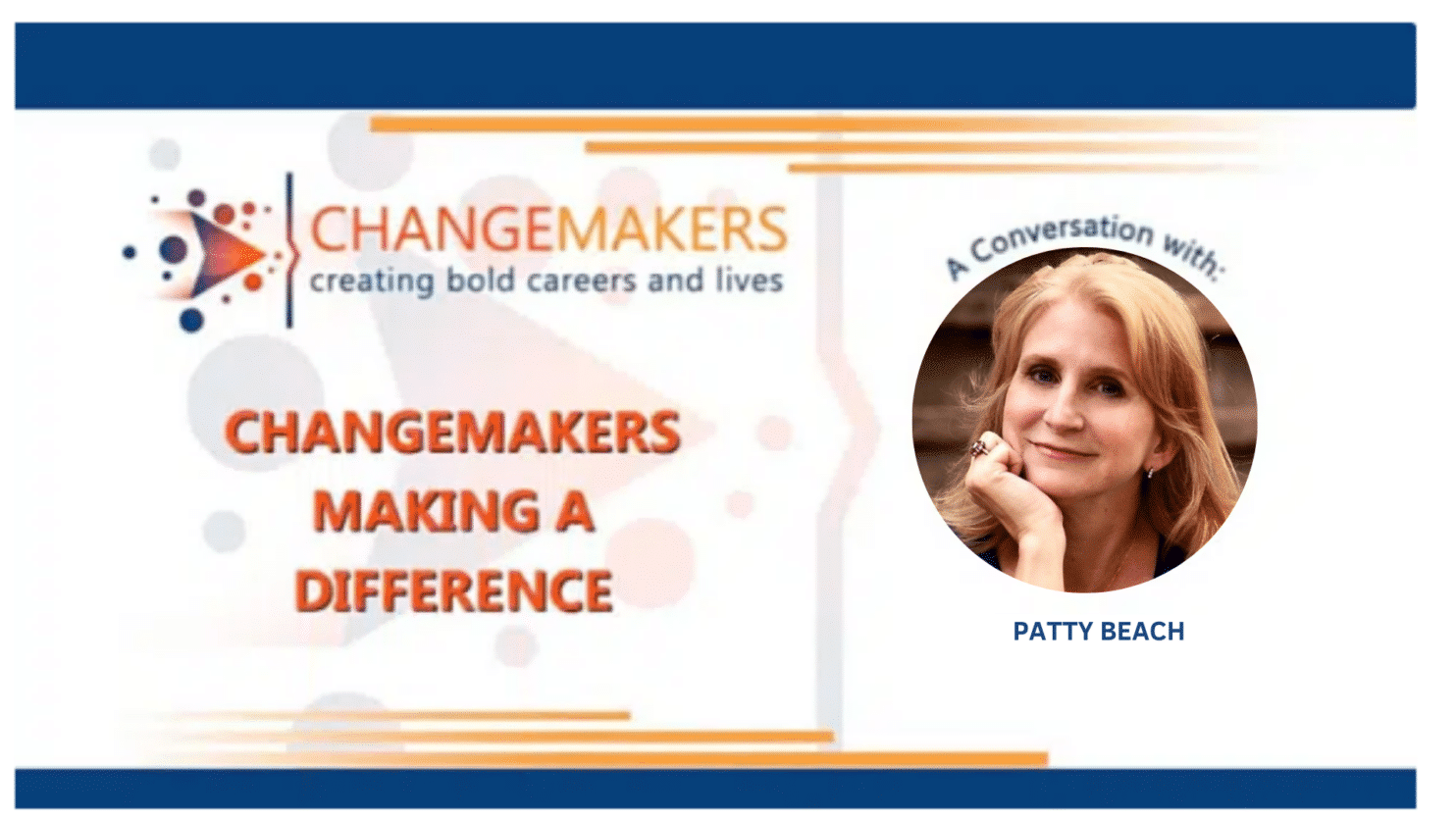 Patty Beach podcast cover art | CHANGEMAKERS